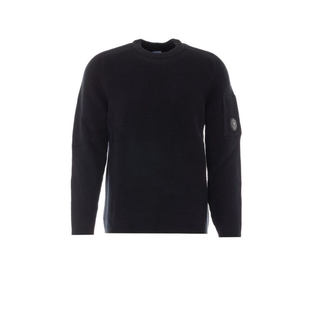 C.P. Company Men Full Rib Cotton Lens Sweater